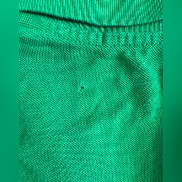 MENS U.S.POLO ASSN.POLO SHIRT GREEN SHORT SLEEVE 100% Cotton SIZE L - Picture 2 of 6